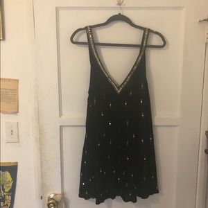 Free People sequin slip